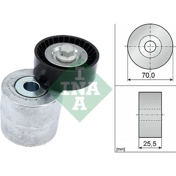 Napínák, žebrovaný klínový řemen Schaeffler INA 534 0715 10