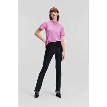 Dámské legíny LEGÍNY KARL LAGERFELD COATED LEGGINGS BLACK