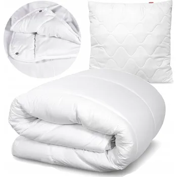 přikrývka Antialergická Přikrývka Duo Celoroční Dvojitá 140x200 + Polštář 70x80