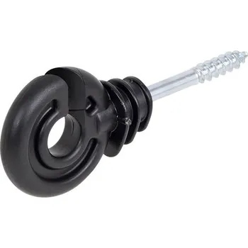 Ohradník Kruhový izolátor s vrutem pro elektrický ohradník, vodiče do 12 mm - 100 ks