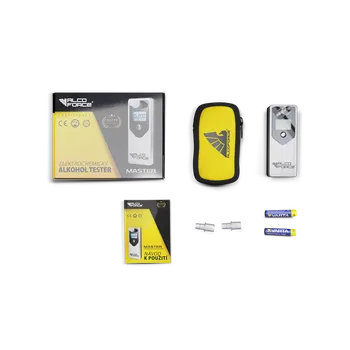 Alkohol tester AlcoForce Master Šedá