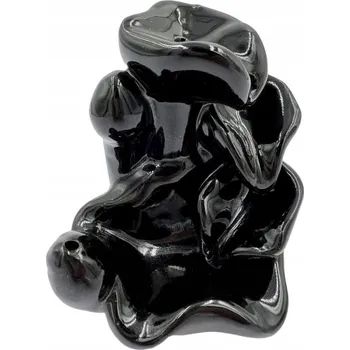 Aroma lampa Keramický aromalampa Backflow, keramika, Vodopád kaskáda, 9 cm