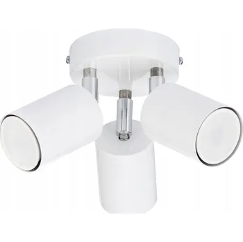Stropní svítidlo stropní svítidlo bodové bílé halogenové svítidlo 3x GU10 trojité nastavitelné