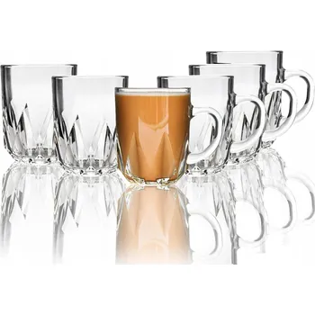 Sklenice Sklenice na kávu Domex Decor 250 ml 6 ks