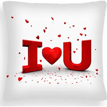 Polštář POLŠTÁŘ VALENTÝN LOVE-08 SRDCE LÁSKA DÁREK