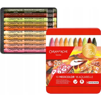 Pastelka Akvarelové Pastelky Caran d'Ache 10 ks