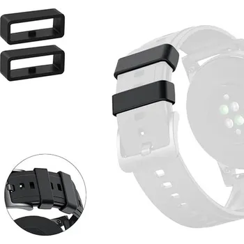 Řemínek na hodinky Silikonový řemínek na hodinky Vicloon černý 20 mm 1ks