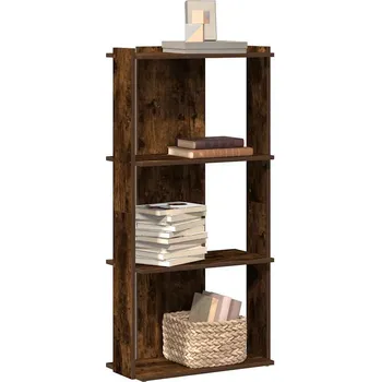 Knihovna vidaXL Knihovna se 3 policemi 60 x 30 x 120 cm kompozit [860265] Barva: kouřový dub