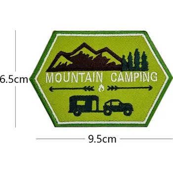 Nášivka WARAGOD Vyšívaná nášivka Mountain Camping 07