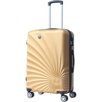 TRAVELEO Velký kufr 75cm Smaragd Gold