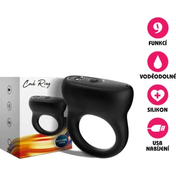 VšeNaSex.cz Vibrační erekční kroužek USB Love Ring