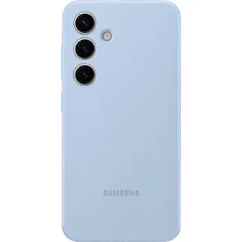 Pouzdro na mobilní telefon Zadní kryt z veganské kůže pro Samsung Galaxy S25 EF-VS931PLEGWW světle modrý