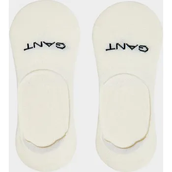 Dámské ponožky PONOŽKY GANT INVISIBLE SOCKS 2-PACK EGGSHELL