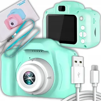 Digitální kompakt Digitální fotoaparát ZeeTech Dětský digitální fotoaparát hračka hry dárek modrý