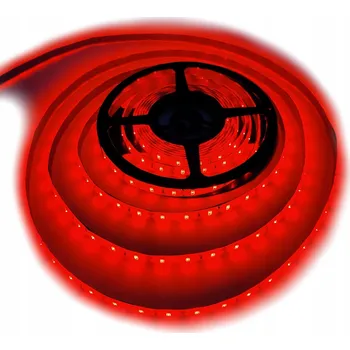 LED páska LED pásek Skori 300 LED SMD5630 IP65 červený 12 V 1 m