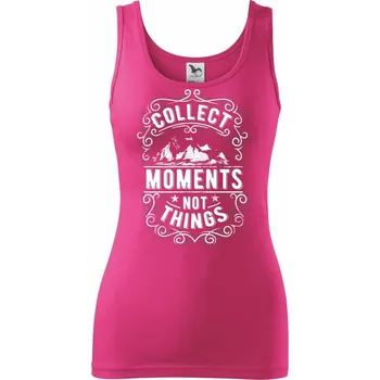 Collect moments not things - Dámské tílko - S ( Purpurová )