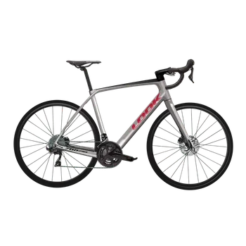 Silniční kolo LOOK 765 Optimum 2 Disc Metallic Silver True Blood Satin 105 Mix 12 Shimano Wh-RS171 M
