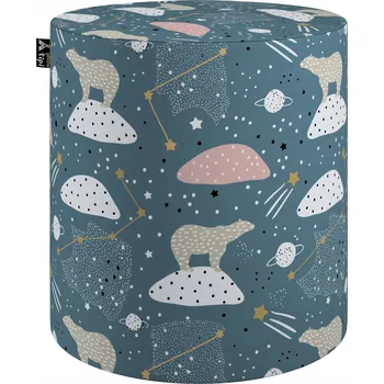 Taburet Yellow Tipi Pouf Bobby