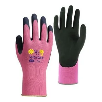 Pracovní rukavice TMX Rukavice Flora vel. 8/M růžové