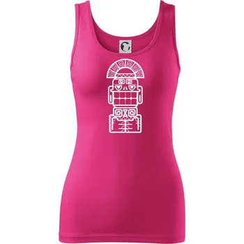 Mayové - socha se zuby - Dámské tílko - XS ( Purpurová )