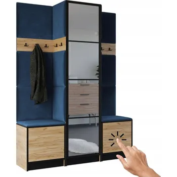 Šatní skříň Šatní skříň Kier 159,6 x 205 x 39 cm dub craft zlatý