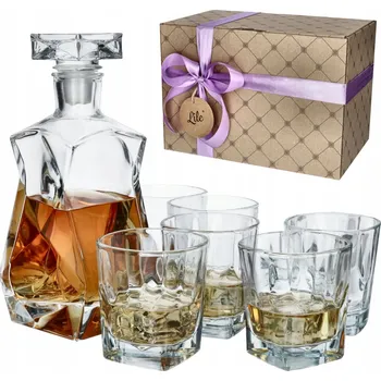 Sklenice Dárková krabička Lile k výročí nastěhování 0,75 l