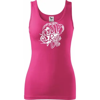 Dámské tričko Ride or Die moto - Dámské tílko - 2XL ( Purpurová )