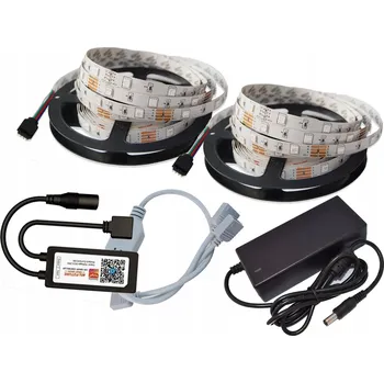 LED páska LED pásek Led-One 5 m 72 W bílo-černý 2 ks