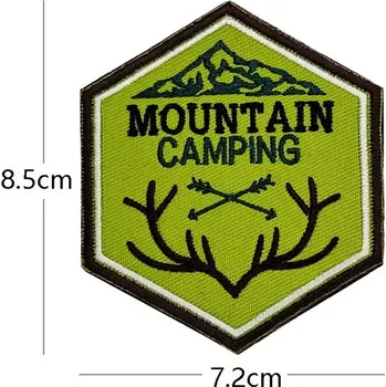 Nášivka WARAGOD Vyšívaná nášivka Mountain Camping 04