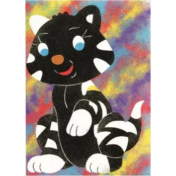 kreativní sada PIASKOWE OBRAZKI Malování pískem - Koťátko