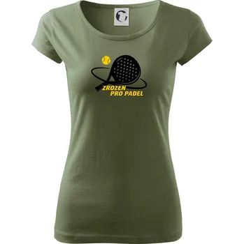 Dámské tričko Zrozen pro padel - Dámské triko Pure - XS ( Khaki )