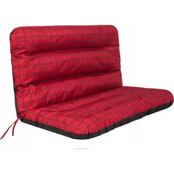 Prostěradlo POLŠTÁŘ NA ZAHRADNÍ HOUPAČKU - ANIA 180 cm - ČERVENÁ MŘÍŽKA