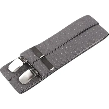 Kšandy Šle pánské široké 3 cm délka 120 cm typ X - 35 šedá paloma