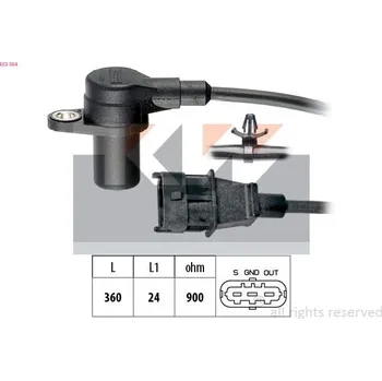 Kliková hřídel Generátor impulsů, klikový hřídel KW 453 564