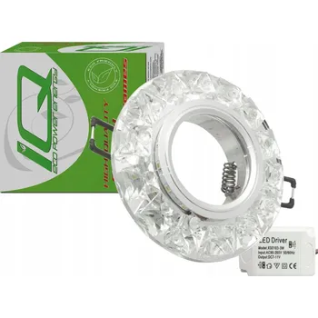 HALOGENOVÉ STROPNÍ SVÍTIDLO SKLENĚNÉ GU10 LED CRYSTAL 310