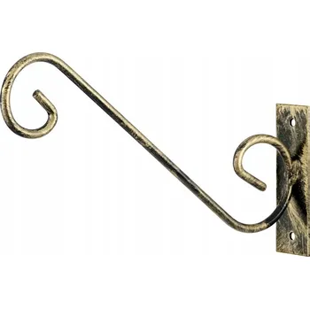 Věšák Kovový závěsný držák na květináč, výška 18 cm, 438