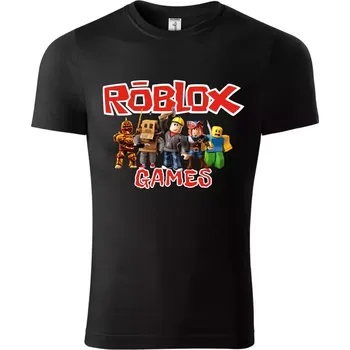 Dětské tričko Roblox Games černé