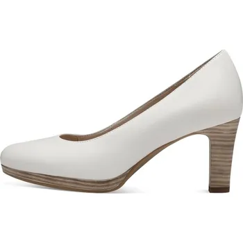 Dámské lodičky Dámské kožené lodičky na podpatku TAMARIS 1-1-22410-41 100 bílé dámské velikosti: 41