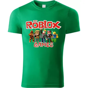 Chlapecké tričko Dětské tričko Roblox Games zelené