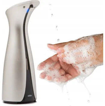 Dávkovač mýdla Umbra Bezdotykový stojací dávkovač mýdla 255 ml stříbrný