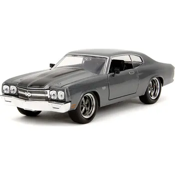 autíčko JADA FAST AND FURIOUS 1970 CHEVROLET CHEVELLE SS ŠEDÝ 1:24 NOVÝ KOVOVÝ