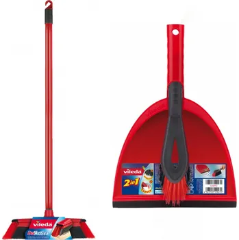 Plastový koště, smetáček a lopatka Vileda