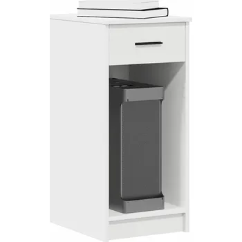 Psací stůl vidaXL Počítačový stojan se zásuvkou 35x45x77 cm [858740] Barva: Bílá