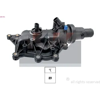 Těsnění motoru Termostat, chladivo KW 580 706