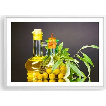 Obraz Plakát v bílém rámu do obýváku ložnice 70x50 gastronomie moderní obraz