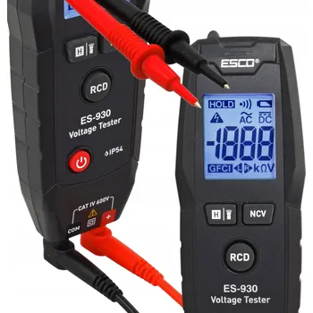 Zkoušečka TESTER Pořadí FÁZÍ RCD +NCV VAC VDC