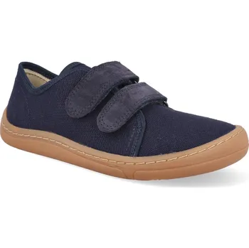 Dětská móda Barefoot plátěnky Froddo - Canvas dark blue tmavě modré Velikost: 30
