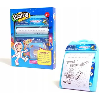 Magnetická kreslící tabulka TABULE NA KRESLENÍ Kosmos VZDĚLÁVACÍ + pastelky