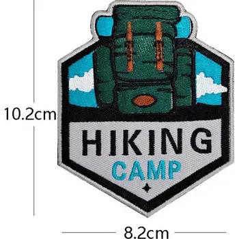 Nášivka WARAGOD Vyšívaná nášivka Mountain Camping 10