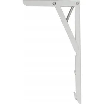 Úhloměr Skládací úhelník 250x1,4 mm bílý